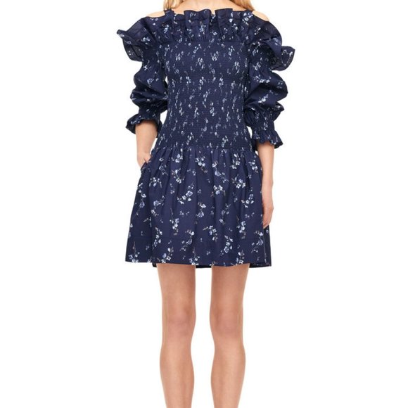[Rebecca Taylor] NWT Francine Navy Dress - Picture 2 of 5